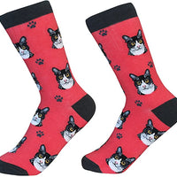 Black and White Cat Socks