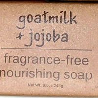 8.6oz Goatmilk Jojoba Wrap Soap