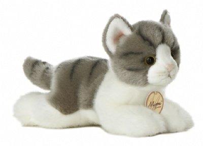 8" Grey Tabby Cat
