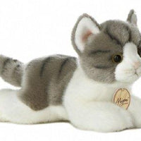 8" Grey Tabby Cat