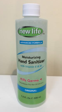 8oz Hand Sanitizer New Life