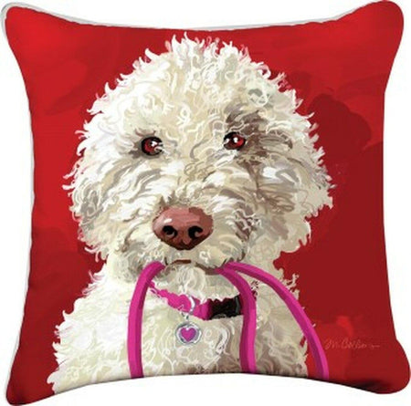 Abby The Doodle 18" Pillow