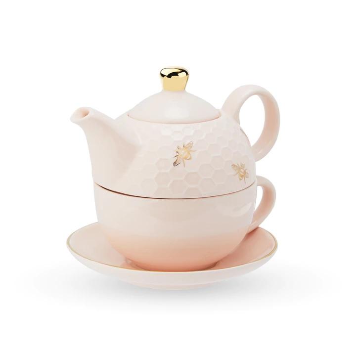 Addison Honeycomb Tea Set for One