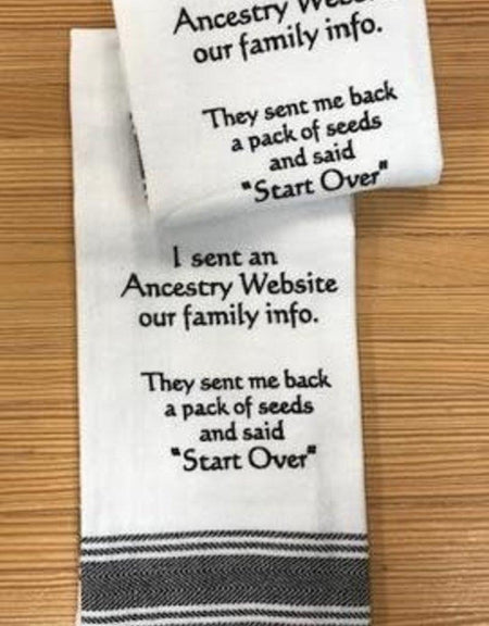 Ancestry Website Towel