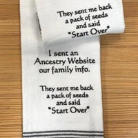 Ancestry Website Towel
