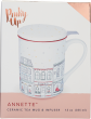Make the most out of tea time with the Annette infuser mug. Dependable, and perfect for any setting, the ceramic lid keeps your tea warm, so you can sip on your schedule—win win. 12 oz ceramic mug Micro-perforated stainless steel infuser hand wash recommended do not microwave