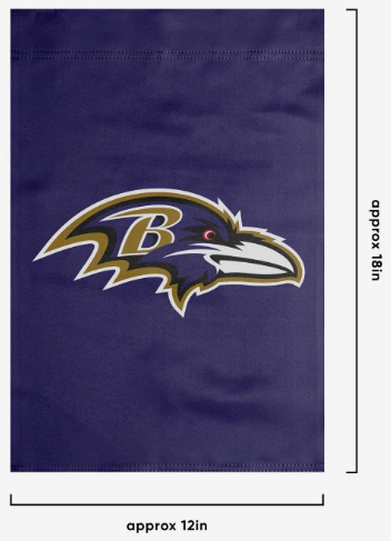 Applique Flag- Baltimore Ravens