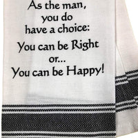 As A Man Tea Towel