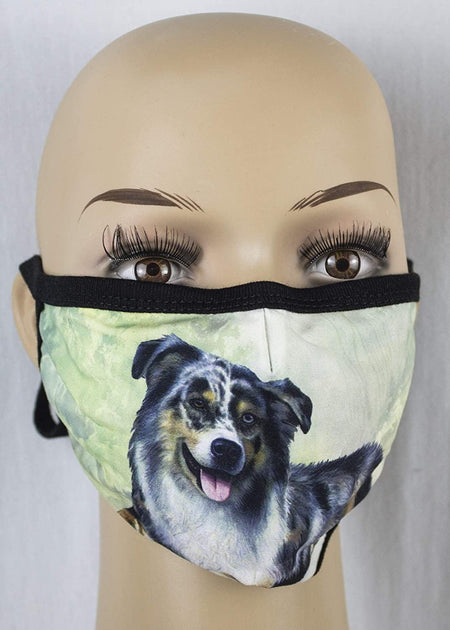 Australian Shepherd Face Mask