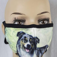 Australian Shepherd Face Mask