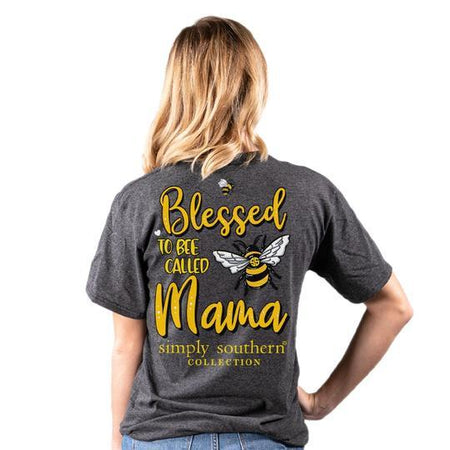 Bee Mama/Dark Gray Shirt Med