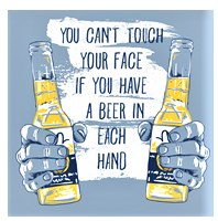 Beer In Each HandT-Shirt Large