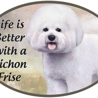 Bichon Frise Car Magnet