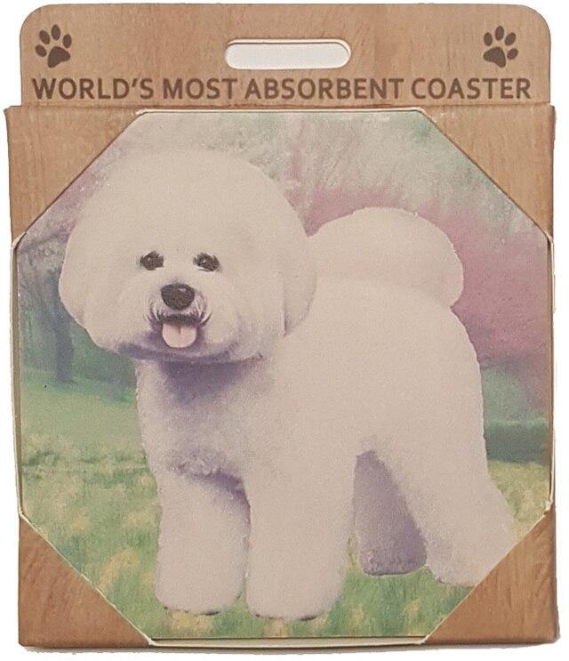 Bichon Frise Coaster Sq.