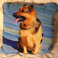 Big Shutz German Shepherd 18" Pillow