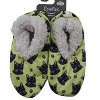 Black Cat Slippers