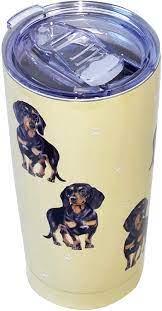 Black Dachshund Tumbler