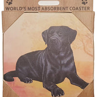 Black Lab Coaster Sq.