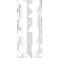 Blair White Leaf Pattern Glass Travel Infuser