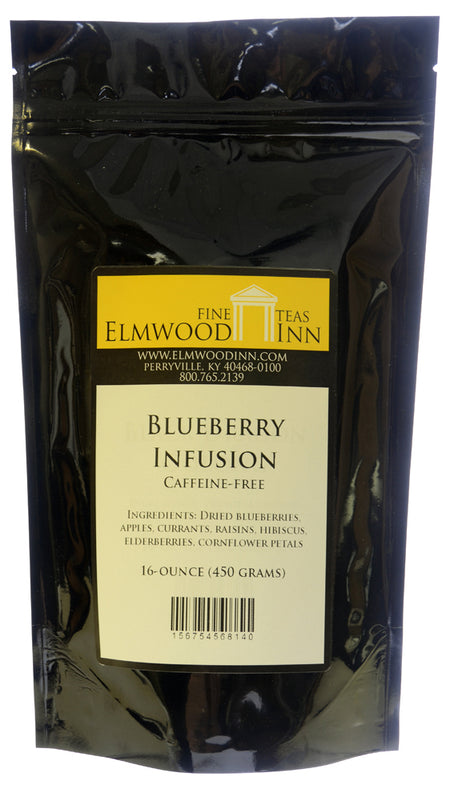 Ingredients: Blueberries, apples, hibiscus & cornflower petals, elderberries, currants, raisins, natural flavors