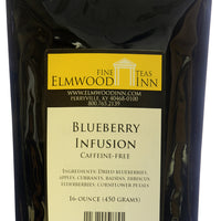 Ingredients: Blueberries, apples, hibiscus & cornflower petals, elderberries, currants, raisins, natural flavors