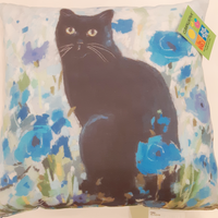 Blueming Cat Pillow 18"