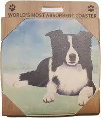 Border Collie Coaster Sq.