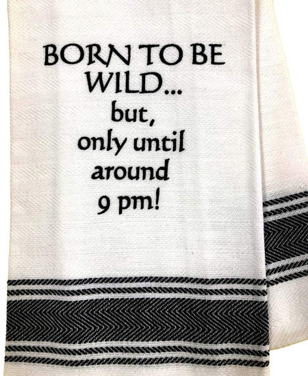 Born To Be Wild Tea Towel