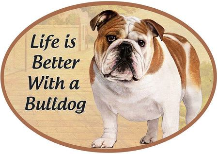 Bulldog Car Magnet