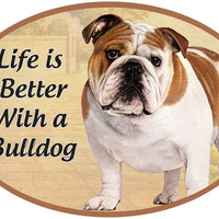 Bulldog Car Magnet