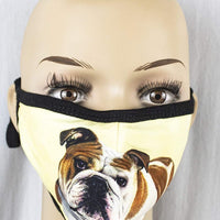Bulldog Face Mask