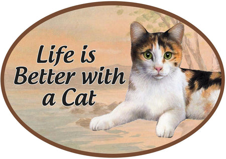 Calico Cat Car Magnet