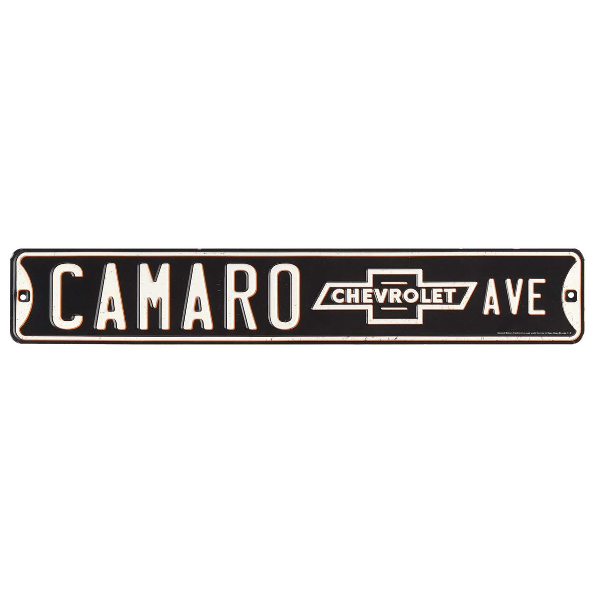 Camaro Metal Truck Street Sign