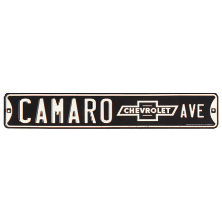 Camaro Metal Truck Street Sign