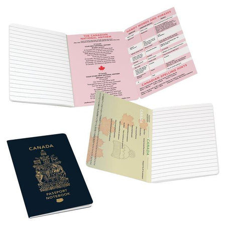 Canada Passport Notebook