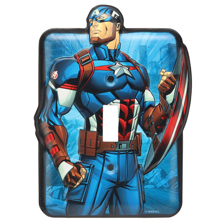 Capt American Light Switch Cover