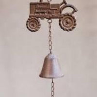 Cast Iron Tractor Bell