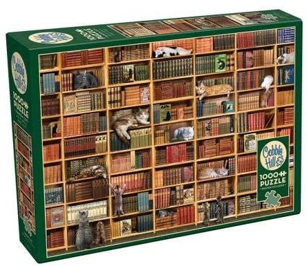 Cat Library 1000pc Puzzle