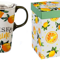 Ceramic Travel Cup- Lemon Drop