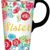 Ceramic Travel Cup- Sister