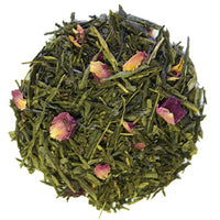 15 Pyramid Sachets  Ingredients: Premium green tea, rose petals, natural flavoring