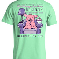 Ice Cream Piggy T-Shirt -X Large