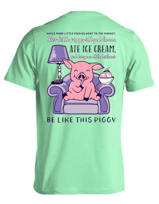 Ice Cream Piggy T-Shirt - Medium