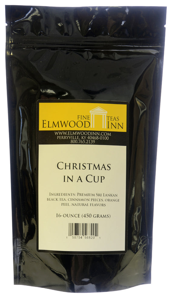 Our number one selling tea for the holidays has all the holiday aromas you remember as a child.  Ingredients: Premium black tea, cinnamon and orange pieces, clove oil, natural flavors  1lb Bag