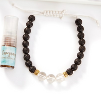 Clear Lava Essential Oil Bracelet