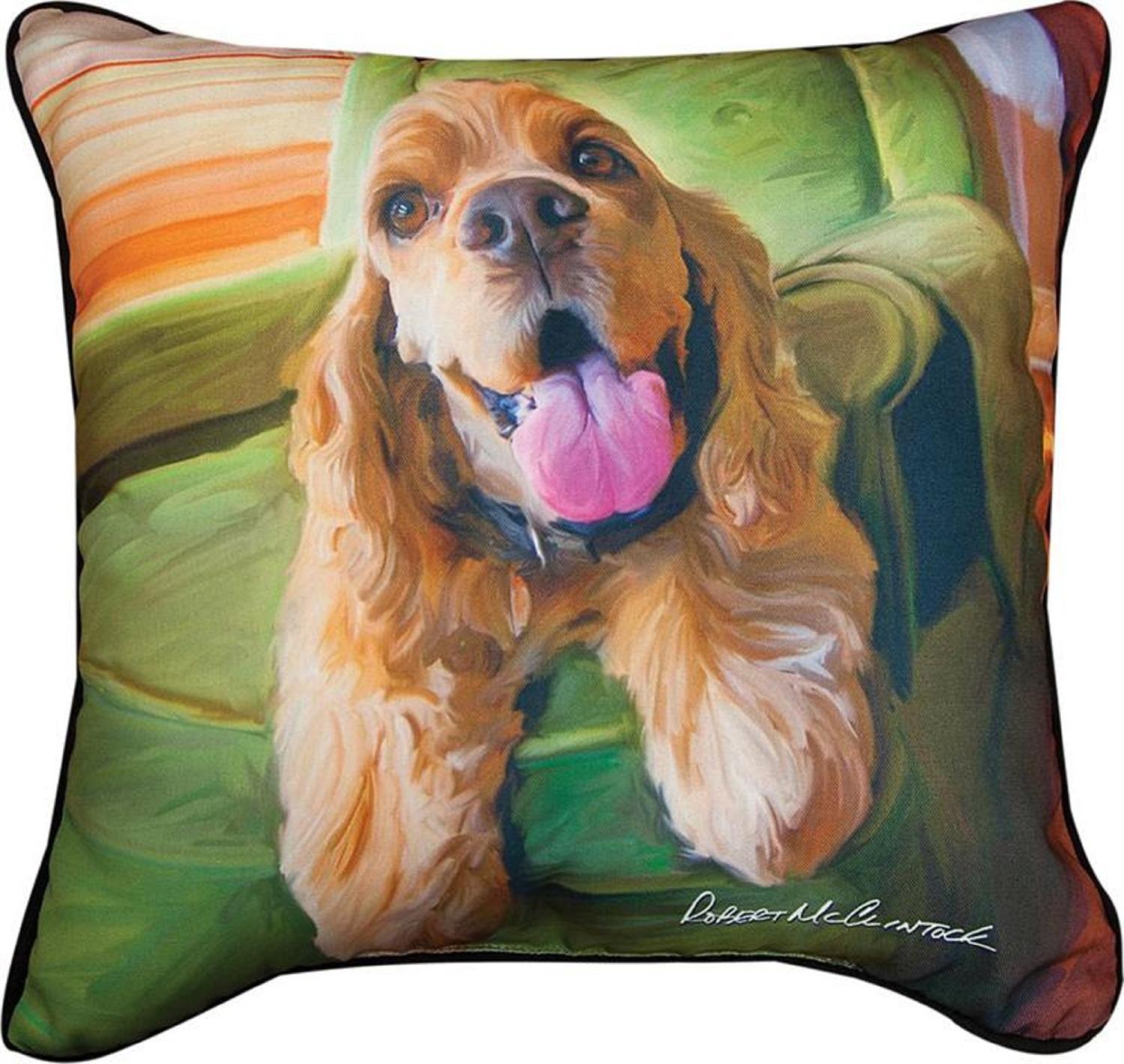 Cocker Smile 18" Pillow