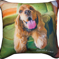 Cocker Smile 18" Pillow