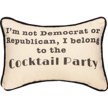 Cocktail Party Pillow