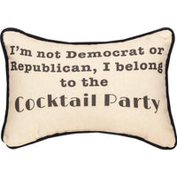 Cocktail Party Pillow