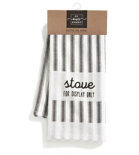 Cotton Tea Towel- Stove